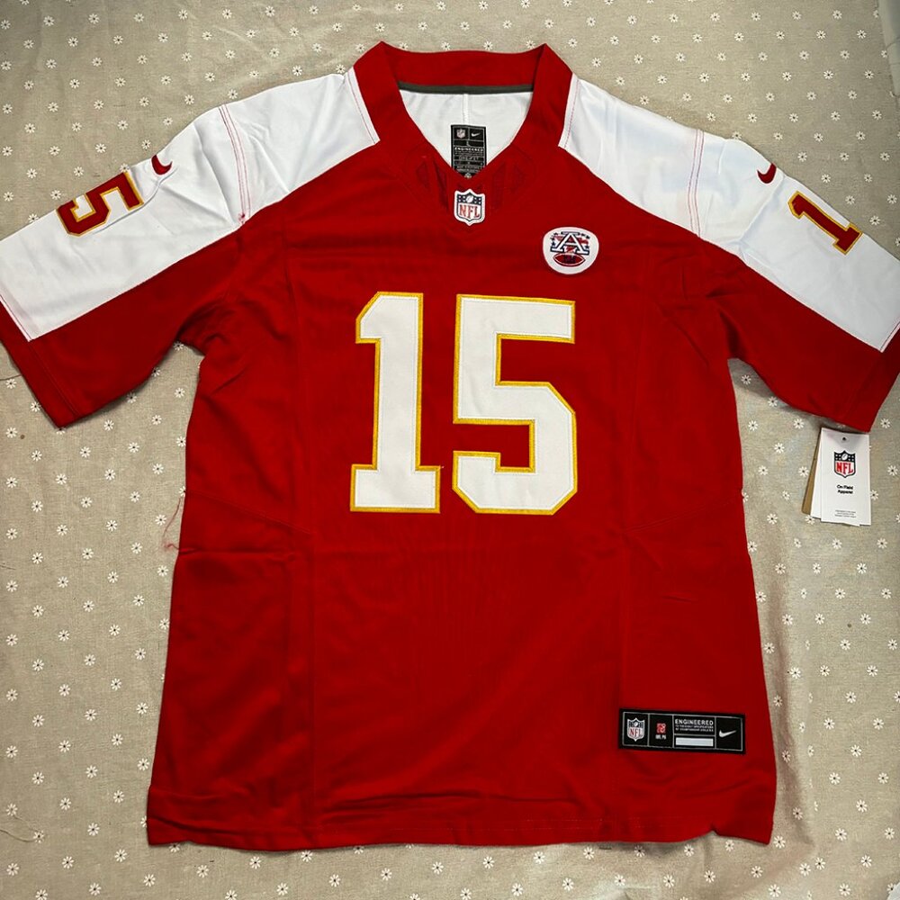 NFL Kansas City Chiefs Patrick Mahomes 15#Jersey Red White